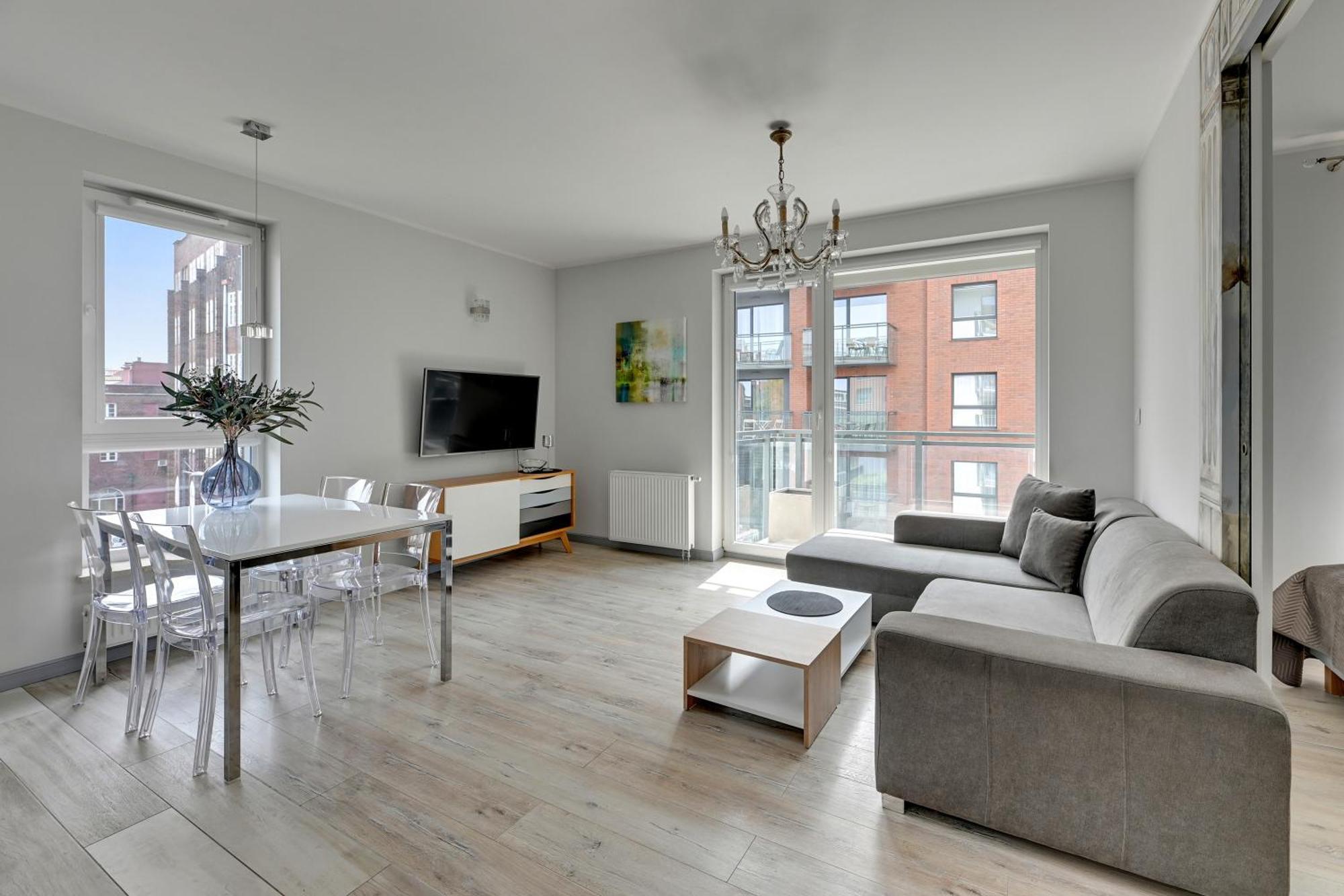 Bastion Walowa City Center & Parking By Downtown Apartments Gdansk Ngoại thất bức ảnh
